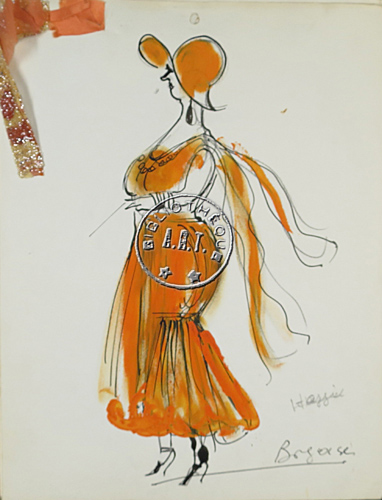 Les maquettes de décors et de costumes de théâtre