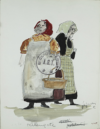 Les maquettes de décors et de costumes de théâtre