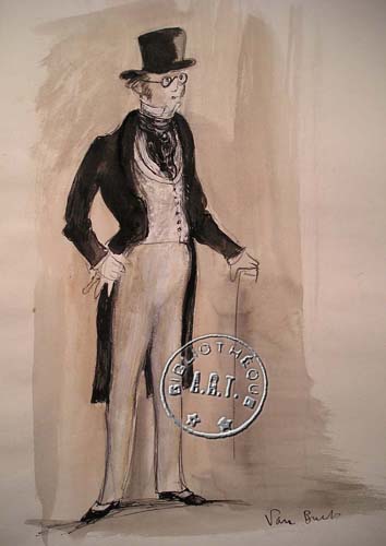 Les maquettes de décors et de costumes de théâtre