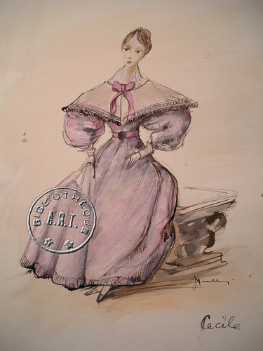 Les maquettes de décors et de costumes de théâtre