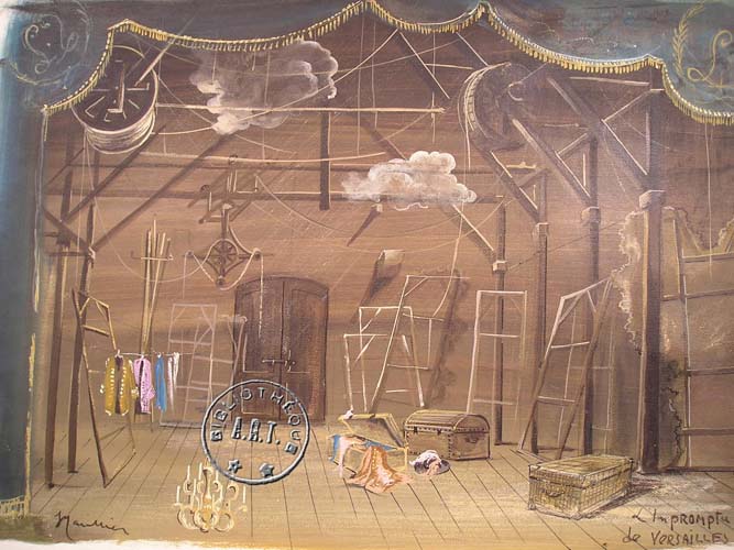 les décors et costumes de Impromptu de Versailles (l') de  MOLIÈRE - 1970