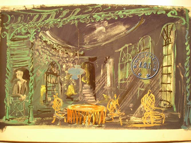 Les maquettes de décors et de costumes de théâtre
