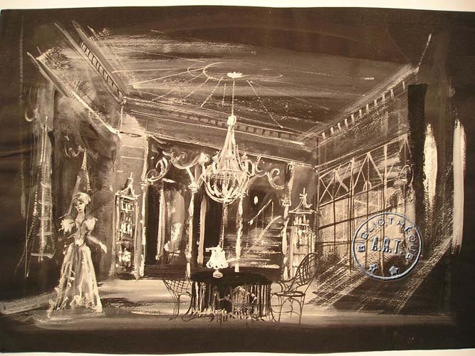 Les maquettes de décors et de costumes de théâtre