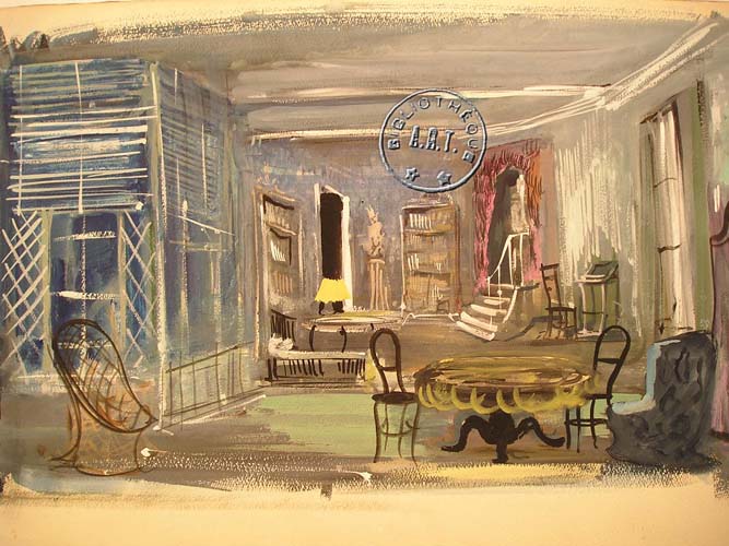 Les maquettes de décors et de costumes de théâtre