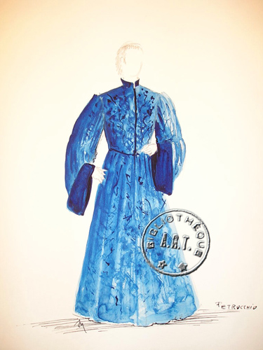 les décors et costumes de Mégère apprivoisée (la) de William SHAKESPEARE - 1968