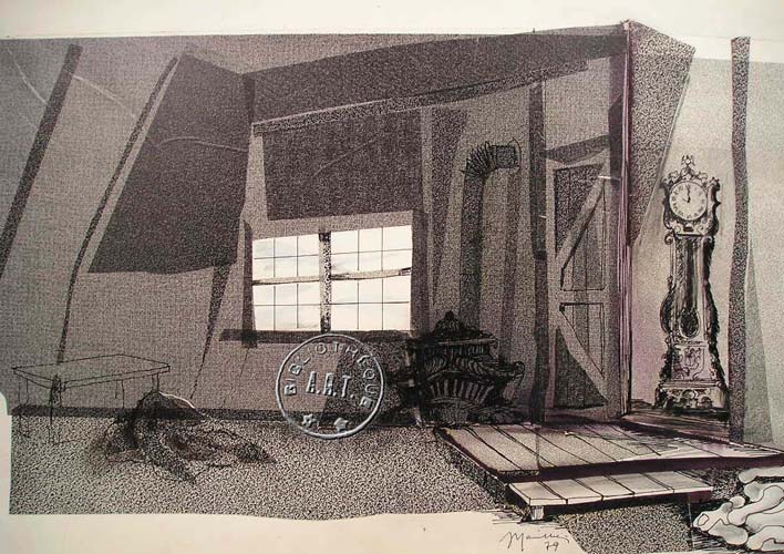 Les maquettes de décors et de costumes de théâtre