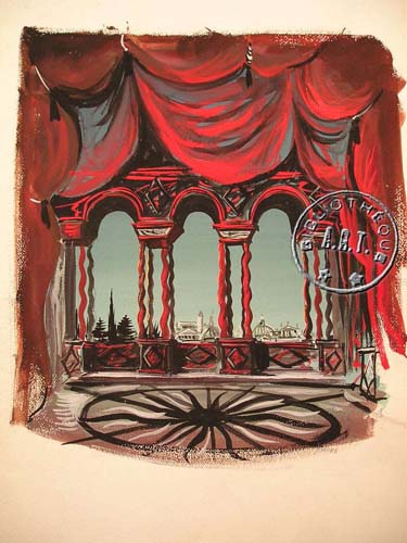 Les maquettes de décors et de costumes de théâtre