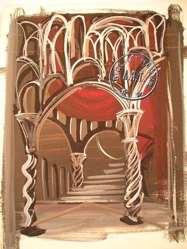 Les maquettes de décors et de costumes de théâtre