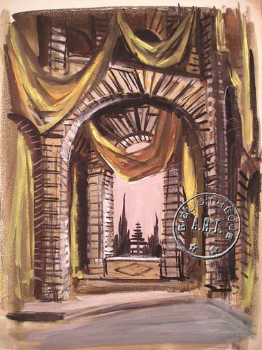 Les maquettes de décors et de costumes de théâtre