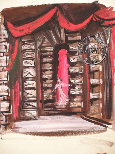 Les maquettes de décors et de costumes de théâtre