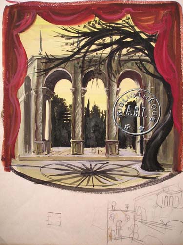 Les maquettes de décors et de costumes de théâtre