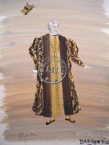 les décors et costumes de Othello de  Non-identifié - 1963