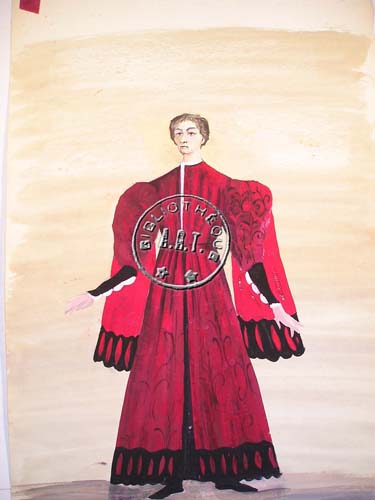 Les maquettes de décors et de costumes de théâtre