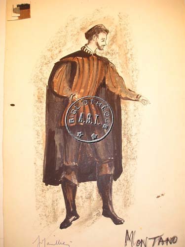 Les maquettes de décors et de costumes de théâtre
