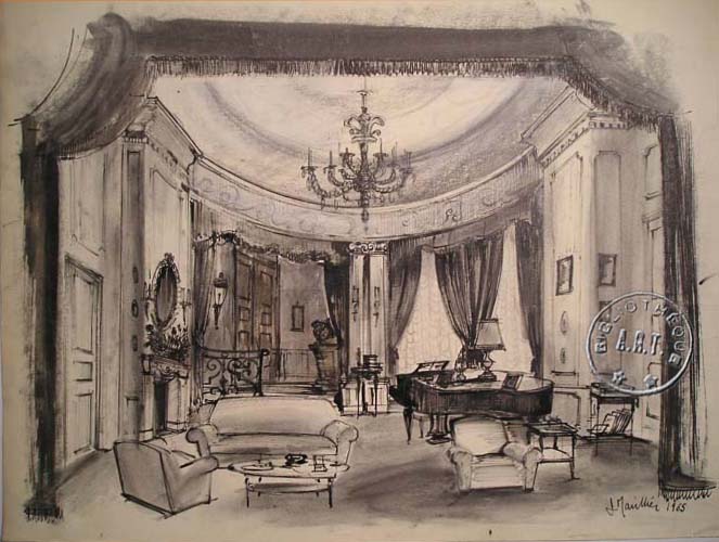 les décors et costumes de Pepsie de Pierre-Edmond VICTOR - 1965
