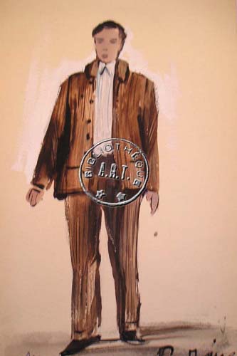 Les maquettes de décors et de costumes de théâtre
