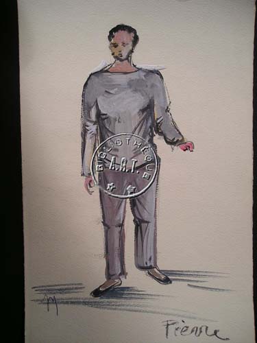 Les maquettes de décors et de costumes de théâtre
