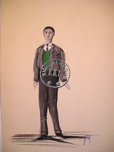Les maquettes de décors et de costumes de théâtre