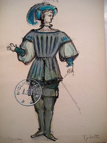 Les maquettes de décors et de costumes de théâtre