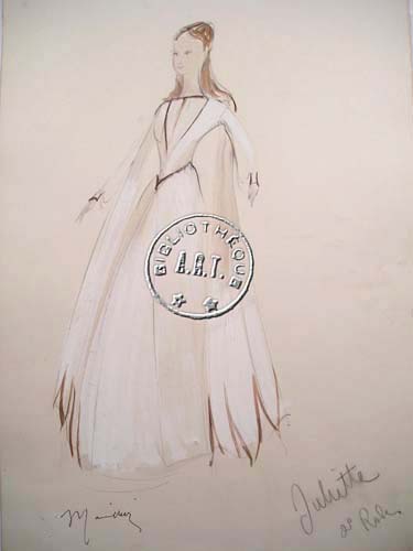 Les maquettes de décors et de costumes de théâtre