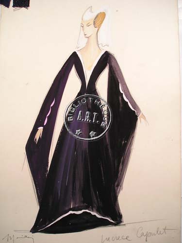 Les maquettes de décors et de costumes de théâtre