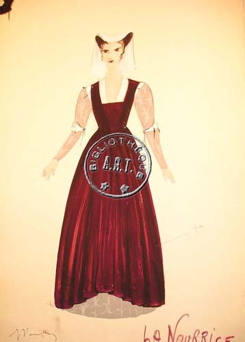 Les maquettes de décors et de costumes de théâtre