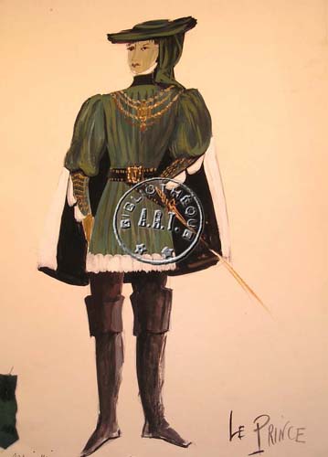 Les maquettes de décors et de costumes de théâtre