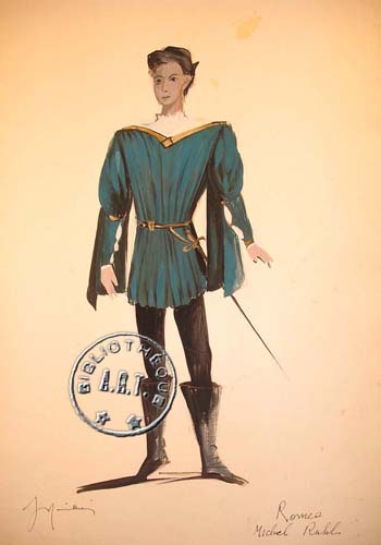 Les maquettes de décors et de costumes de théâtre