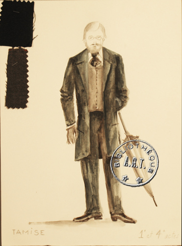 Les maquettes de décors et de costumes de théâtre