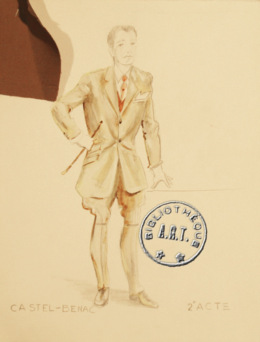 Les maquettes de décors et de costumes de théâtre