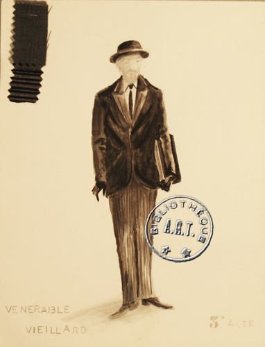 Les maquettes de décors et de costumes de théâtre