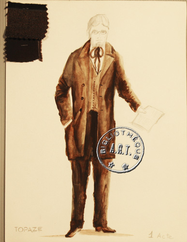 Les maquettes de décors et de costumes de théâtre