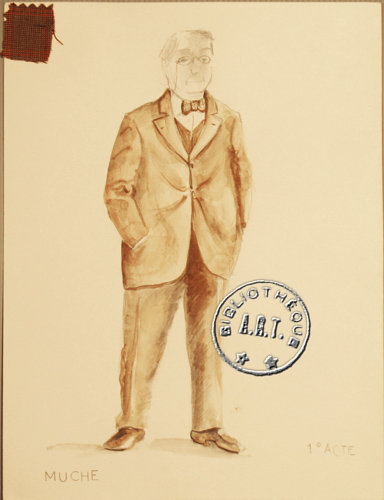 Les maquettes de décors et de costumes de théâtre