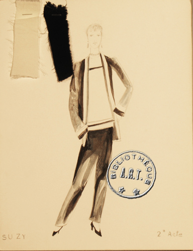Les maquettes de décors et de costumes de théâtre