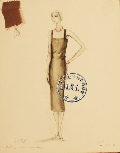 Les maquettes de décors et de costumes de théâtre