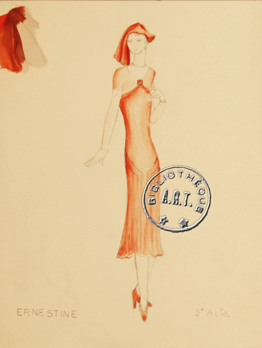Les maquettes de décors et de costumes de théâtre