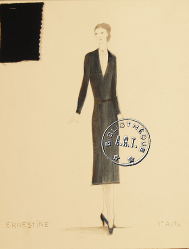 Les maquettes de décors et de costumes de théâtre