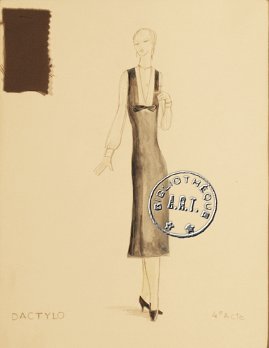 Les maquettes de décors et de costumes de théâtre