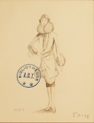 Les maquettes de décors et de costumes de théâtre