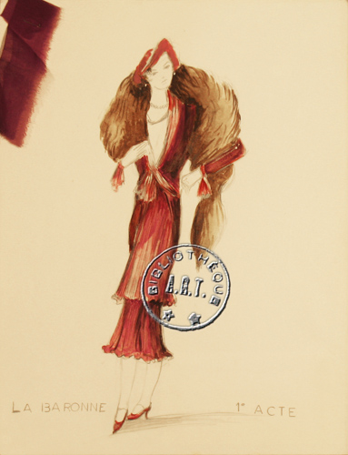 Les maquettes de décors et de costumes de théâtre