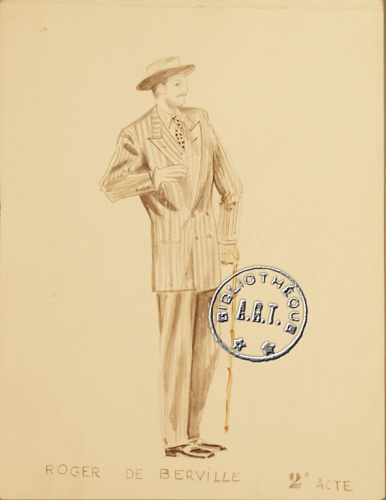 Les maquettes de décors et de costumes de théâtre