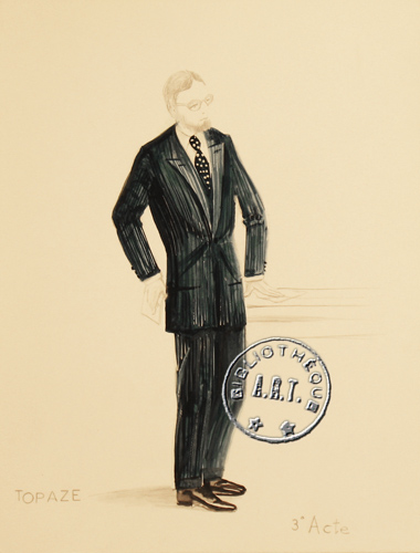 Les maquettes de décors et de costumes de théâtre