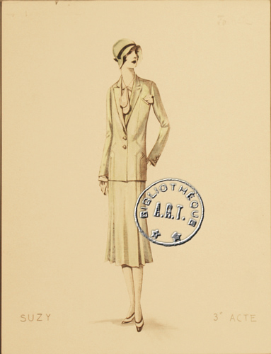 Les maquettes de décors et de costumes de théâtre