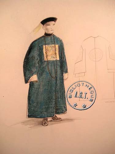 Les maquettes de décors et de costumes de théâtre