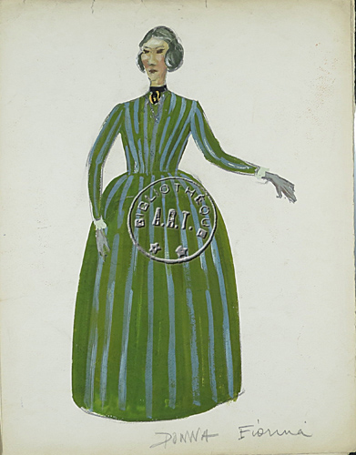 Les maquettes de décors et de costumes de théâtre