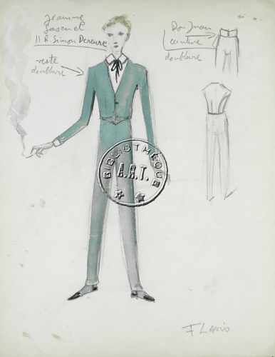 Les maquettes de décors et de costumes de théâtre