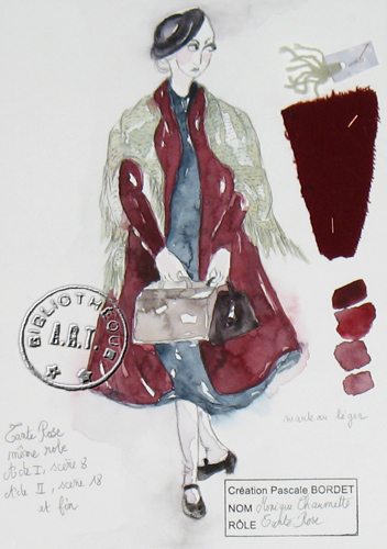 Les maquettes de décors et de costumes de théâtre