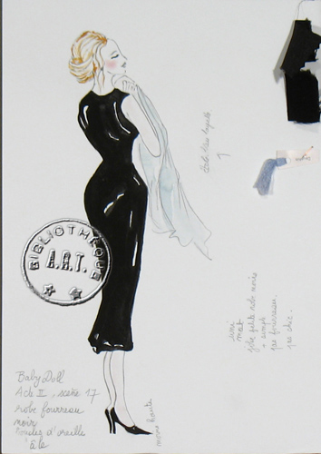 Les maquettes de décors et de costumes de théâtre