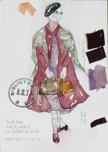 Les maquettes de décors et de costumes de théâtre