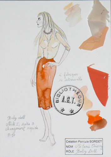 Les maquettes de décors et de costumes de théâtre